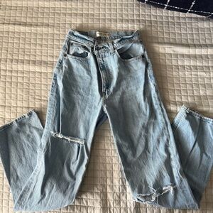 Abercrombie & Fitch “The 90s Straight” Ultra High Rise Jeans